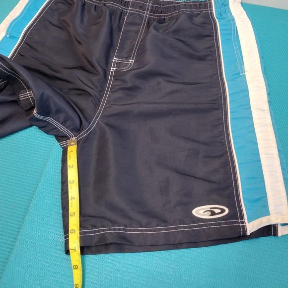Good Vibes Men's Navy Blue Bermuda Shorts Swimwear - Size L - Picture 4 of 10